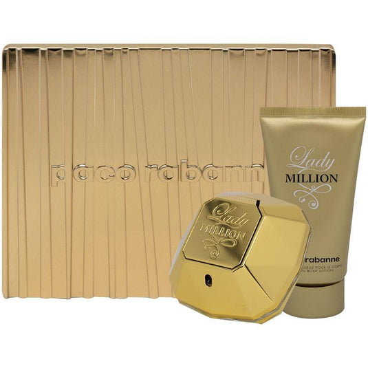 Rabanne Lady Million Eau de Parfum 50ml & Body Lotion 2 Piece Set