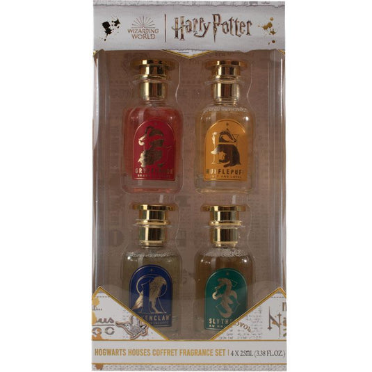 Harry Potter Hogwarts Houses Coffret Eau de Toilette Set 25ml x 4