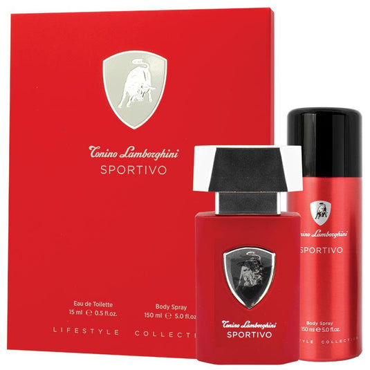 Lamborghini Sportivo Eau de Toilette 15ml 2 Piece Set