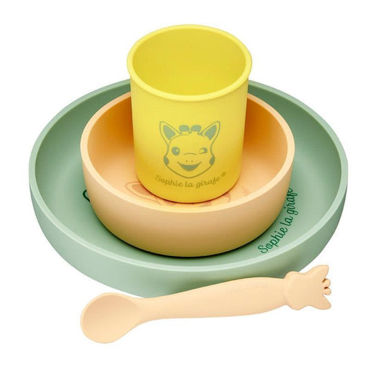 Sophie la girafe Silicone meal set