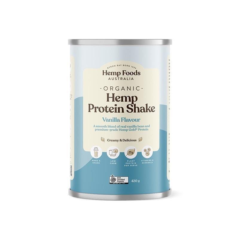 Load image into Gallery viewer, Hemp Foods Australia Organic Hemp Protein Vanilla 420g Single Unit
