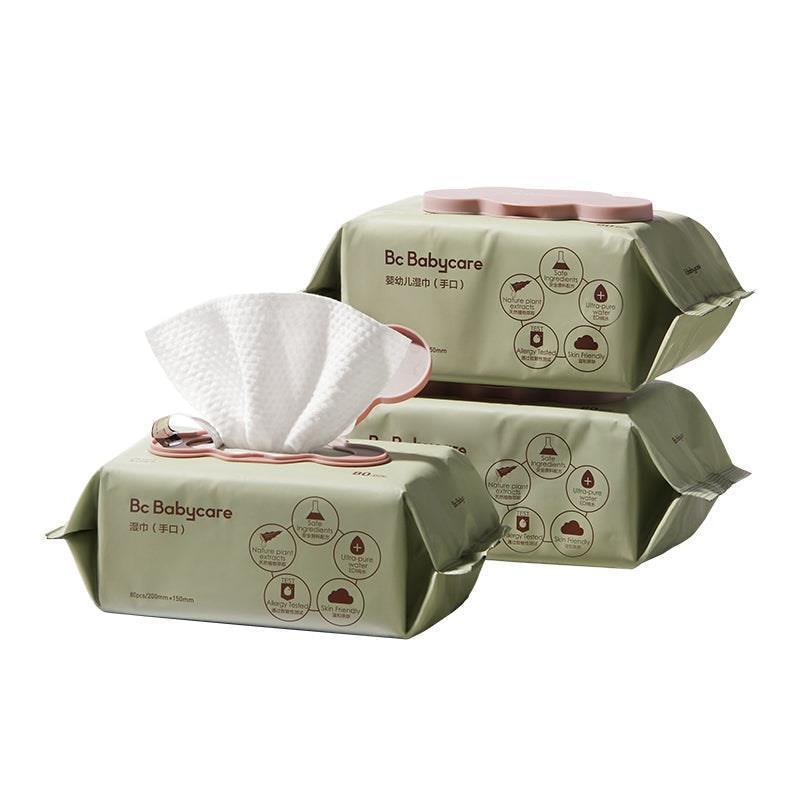 Load image into Gallery viewer, Bc Babycare Cloud Baby Wipes 80 sheets 3 Pack
