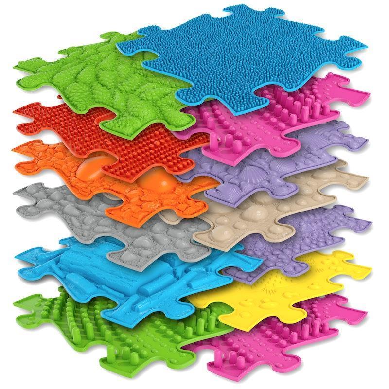 Load image into Gallery viewer, Muffik Large 2 Sensory Playmat Set
