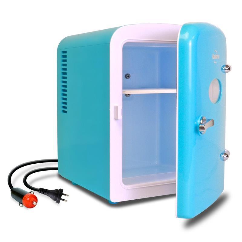 Load image into Gallery viewer, Koolatron Portable Mini Fridge Aqua Green 4 Litre
