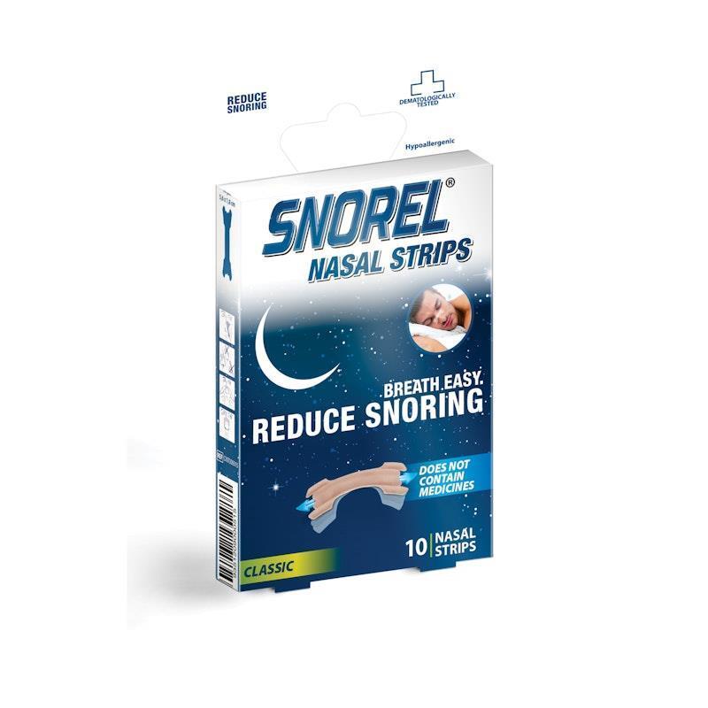 Load image into Gallery viewer, Snorel Snore Reducing Nasal Strips 10strips
