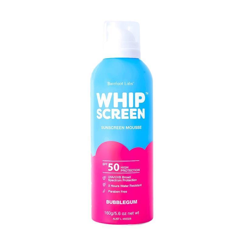 Load image into Gallery viewer, Barefoot Labs WhipScreen SPF50 Sunscreen Mousse - Bubblegum Scent 160g
