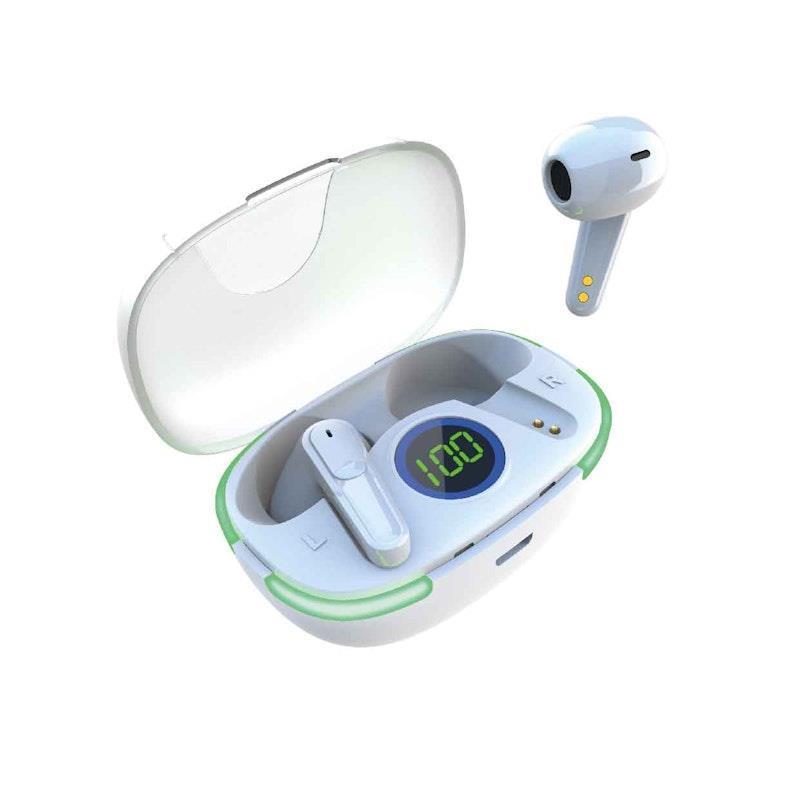 Load image into Gallery viewer, Laser TWS Earbuds with LED Display White

