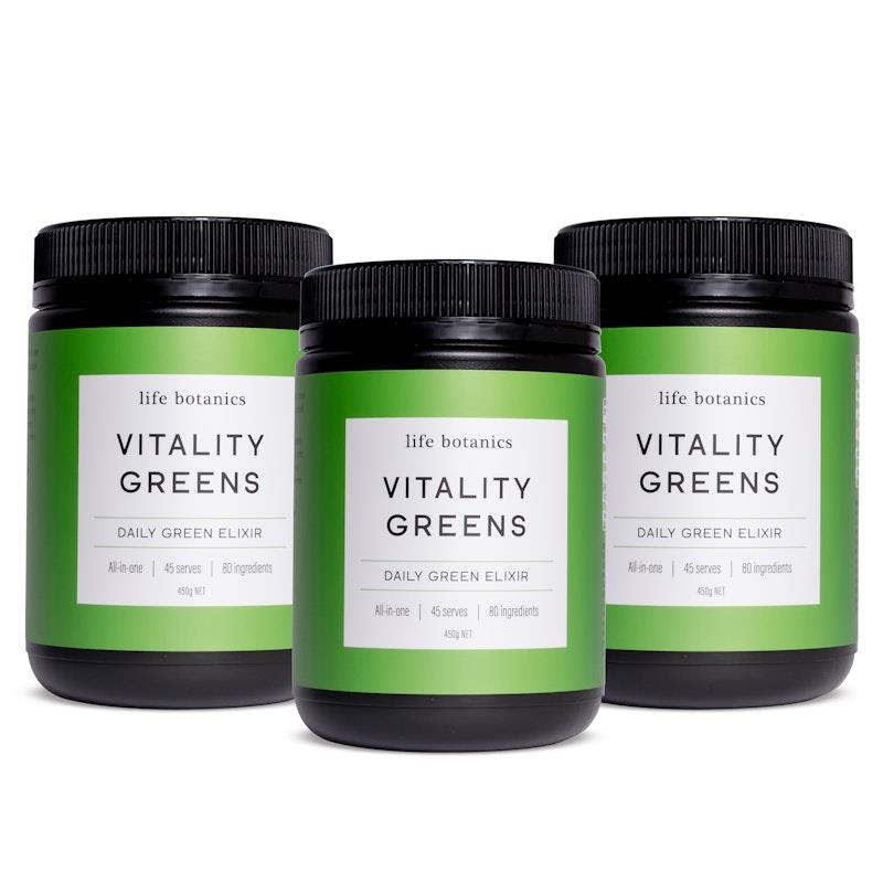 Load image into Gallery viewer, Life Botanics Greens 450g x3 Pack
