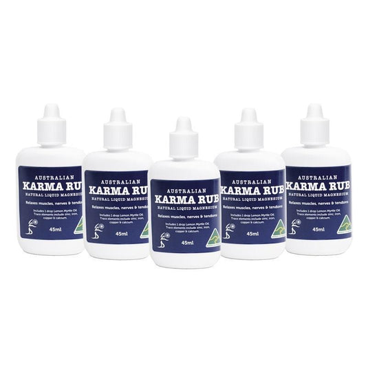 Karma Rub Natural Liquid Magnesium 45ml 5 Pack