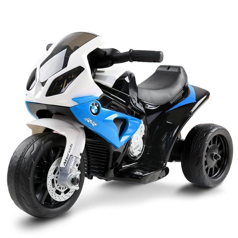 Load image into Gallery viewer, Rigo Kids Electric Ride On Car Police Motorcycle Motorbike BMW Blue
