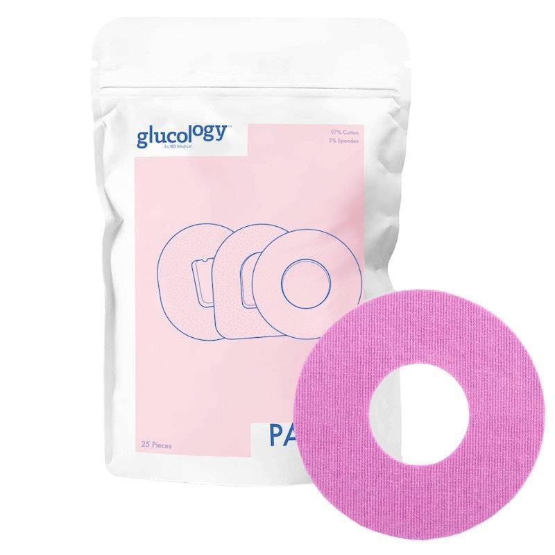 Load image into Gallery viewer, Glucology 25 Pack CGM Patches for Freestyle Libre Purple

