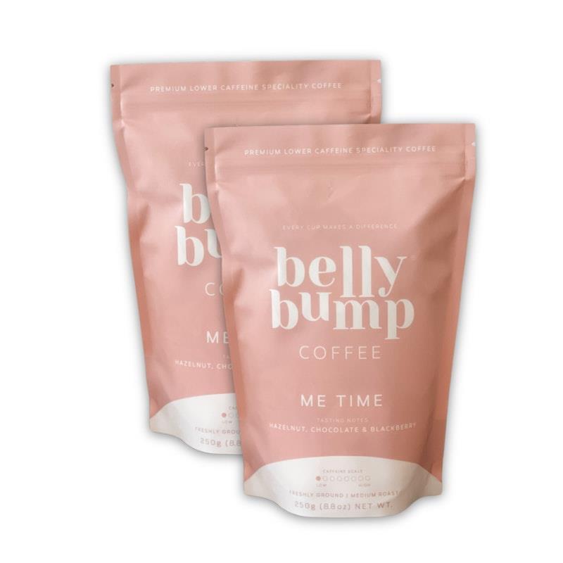 Load image into Gallery viewer, BellyBump Coffee Me Time Ground Coffee 2 x 250g
