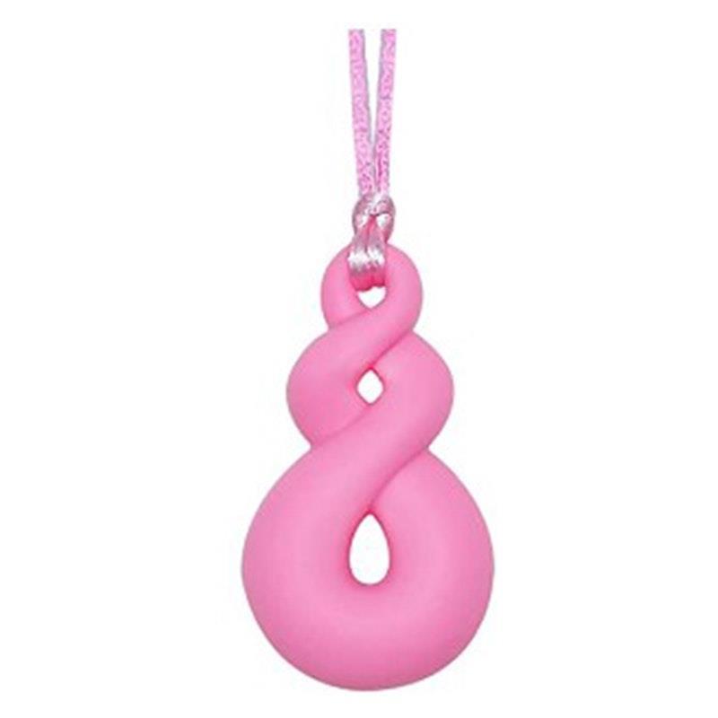 Load image into Gallery viewer, Sensory Safari Sensory Necklace Twisted Pink
