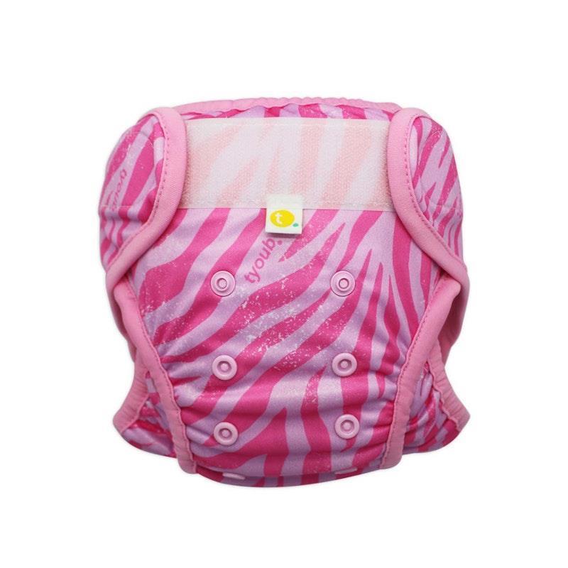 Load image into Gallery viewer, tyoub Adjustable Reusable Swim Nappy and Wet Bag - Tiger Pink One Size
