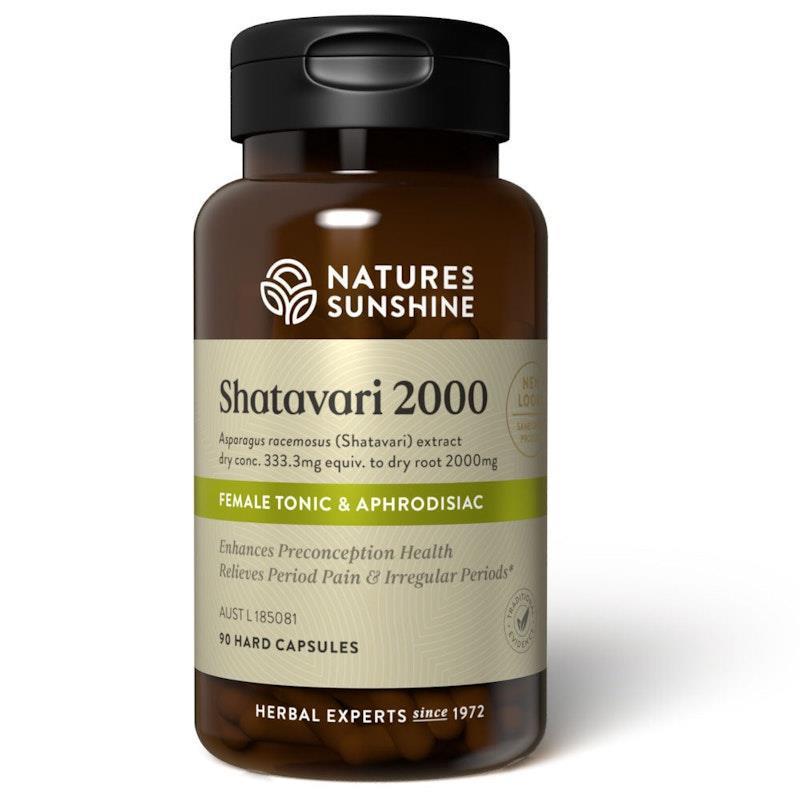 Load image into Gallery viewer, Nature's Sunshine Shatavari 2000 90Capsules
