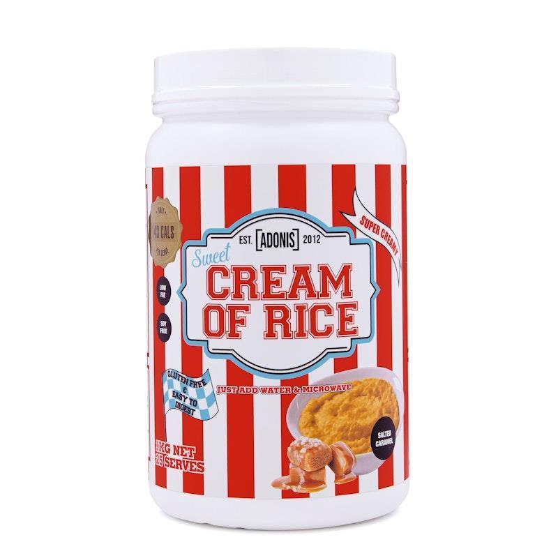 Load image into Gallery viewer, Adonis Gear Sweet Cream Of Rice (Carbohydrates) - Salted Caramel 1kg 25Serves
