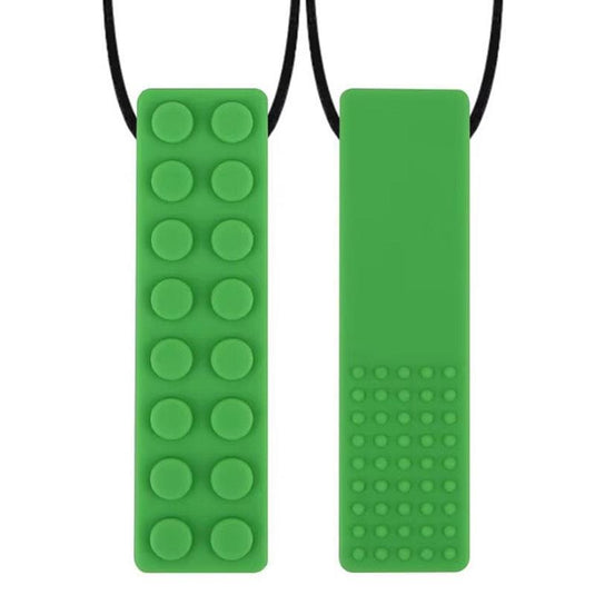 Sensory Safari Sensory Necklace Block Green
