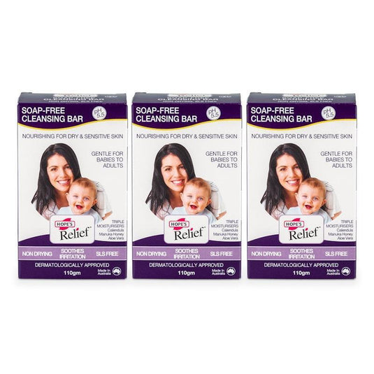 Hope's Relief Soap Free Cleansing Bar 3Pack