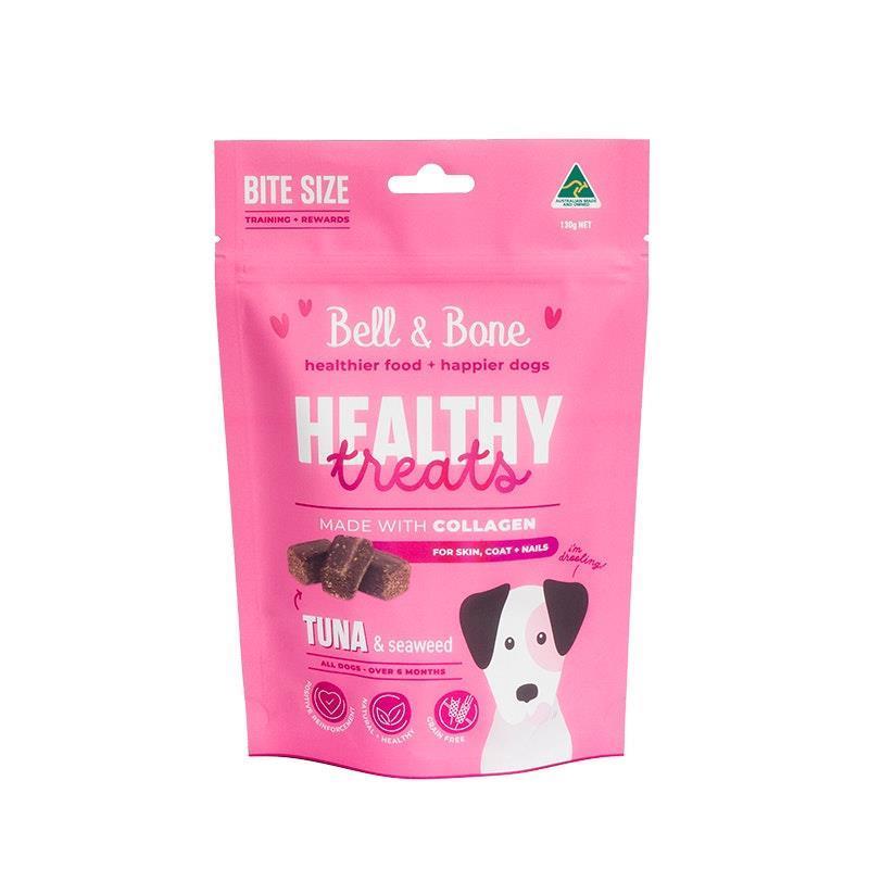 Load image into Gallery viewer, Bell &amp; Bone Healthy Treats, Skin, Coat and Nails - Tuna &amp; Seaweed 130g
