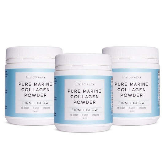 Life Botanics Pure Marine Collagen 150g x3 Pack