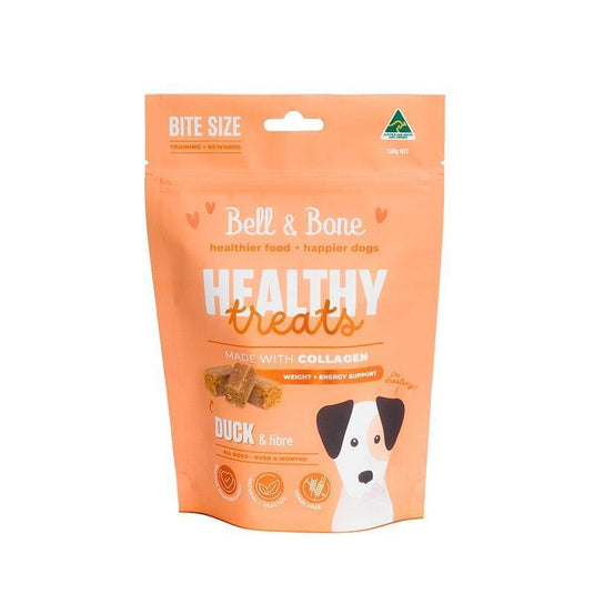 Bell & Bone Healthy Treats, Weight and Energy Support - Duck & Fibre 130g
