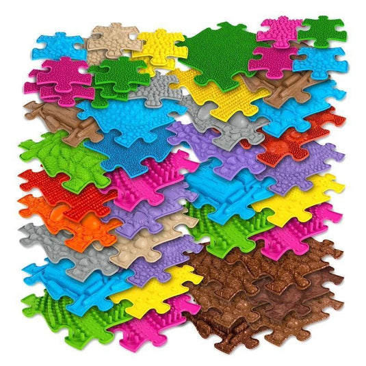 Muffik Diamond Sensory Play Mats - 49 pcs Set