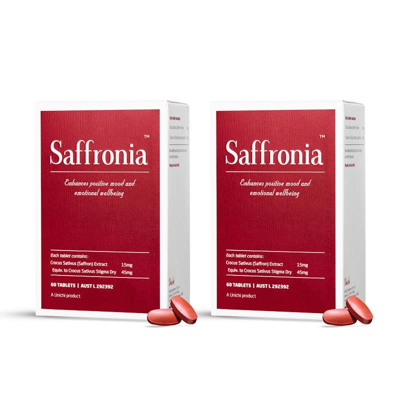 Load image into Gallery viewer, Unichi Saffronia Tablets 60 tablets x2 (Spain Saffron) Pack
