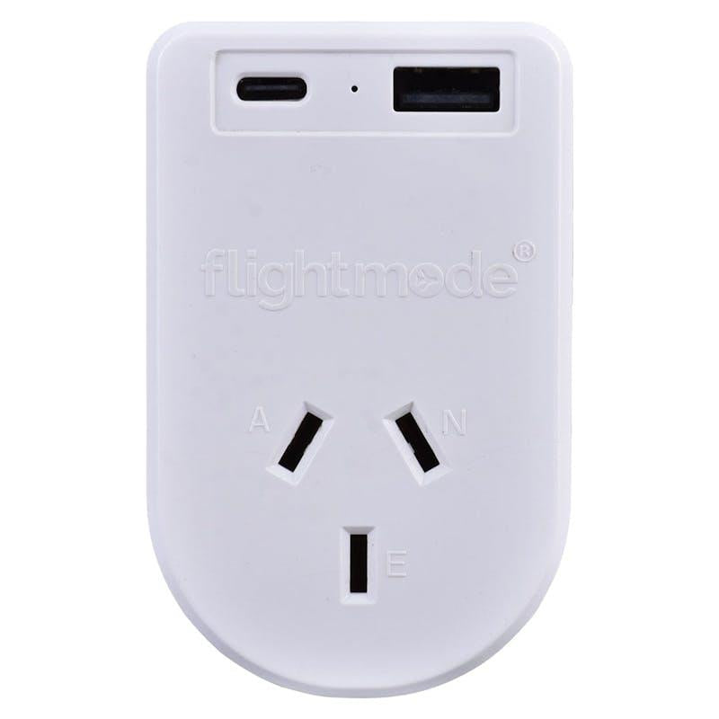 Load image into Gallery viewer, Flightmode Outbound AU/NZ to USA/CANADA Travel Adaptor with USB Type C &amp; A 1Unit
