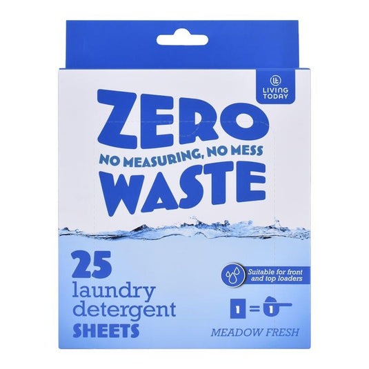 Living Today Ultra Concentrated Laundry Detergent Sheets - 25 Pack 1Unit