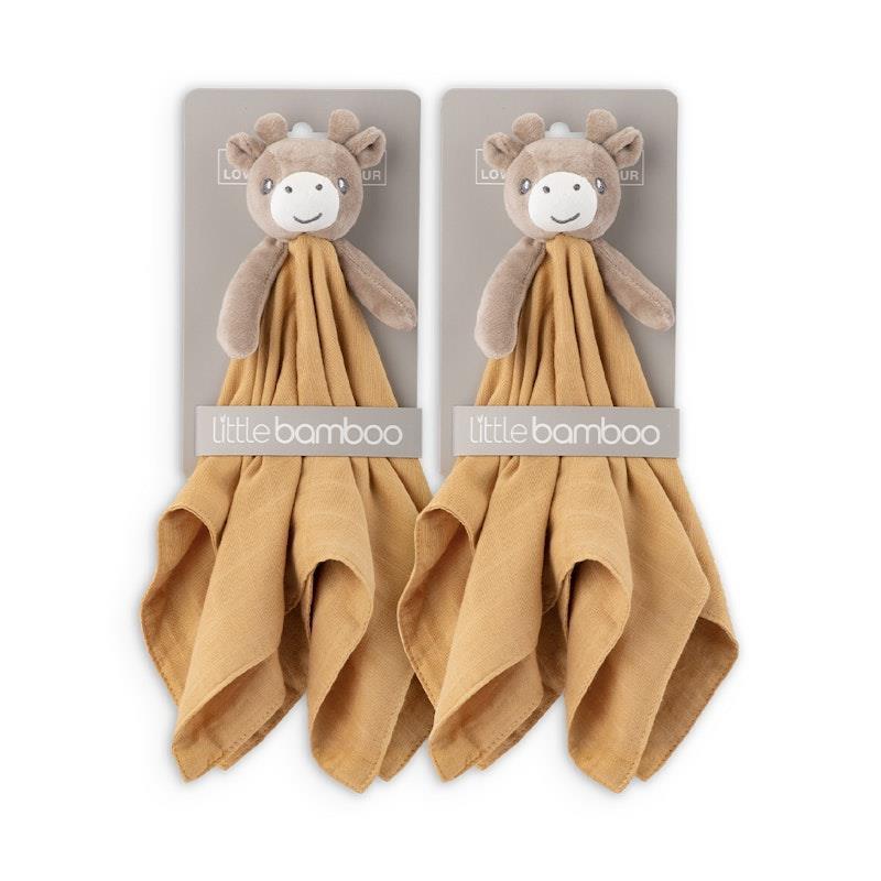 Load image into Gallery viewer, Little Bamboo Lovie/Comforter -  George the Giraffe 2Pack
