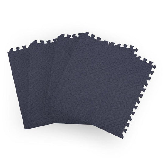 BoPeep EVA Foam Kids Play Mat Floor Kid Crawling Interlocking 60x60 Navy