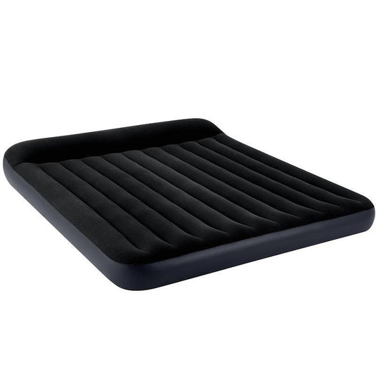Intex Dura-Beam Classic Inflatable Airbed Mattress w/ Pillow Rest Black King