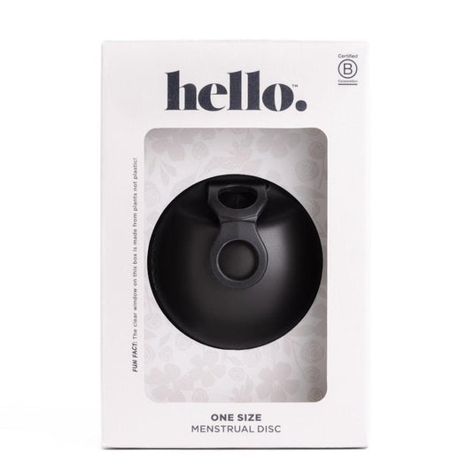 Hello Period Disc Black One Size