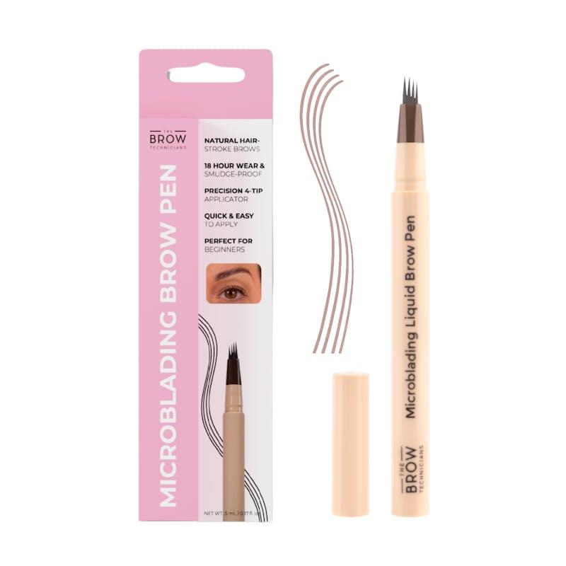 Load image into Gallery viewer, TBT Cosmetics 4-Tip Microblading Hair-Stroke Brow Pen Taupe
