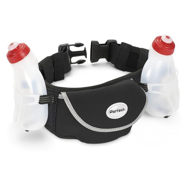 Load image into Gallery viewer, Perfect Fitness Dual Hydration Belt Waist Bag For Running/Walking 1pc
