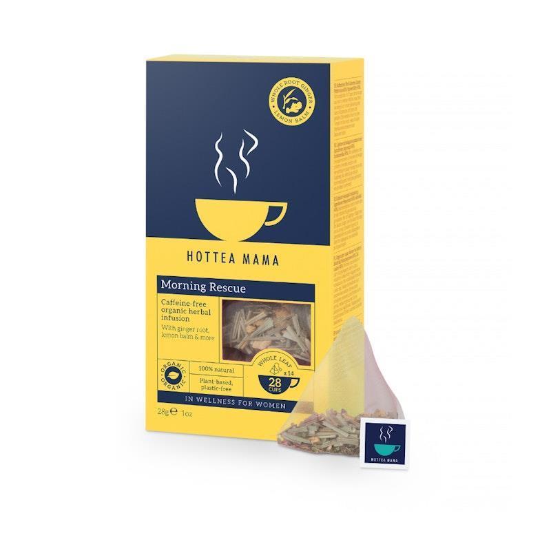 Load image into Gallery viewer, HOTTEA MAMA Organic Morning Rescue - Tummy Soothing Herbal Blend 1Pack
