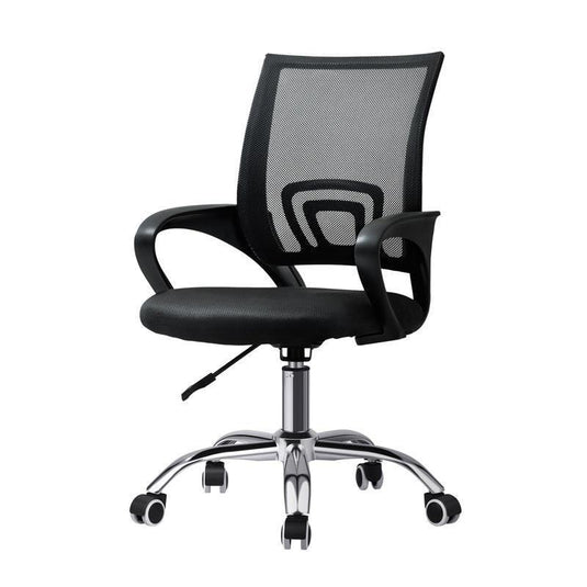 Oikiture Office Gaming Computer Mesh Chair Executive Foam Seat Black