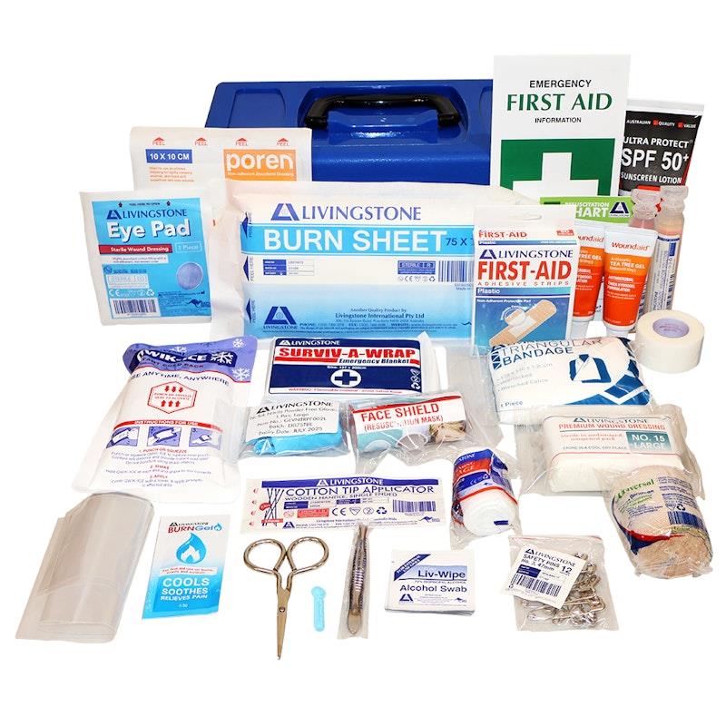 Load image into Gallery viewer, Livingstone Work Vehicle First Aid Kit In Large Plastic Case Bundle
