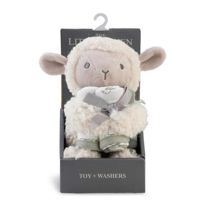 Load image into Gallery viewer, The Little Linen Company Plush Toy &amp; Washers Farmyard Lamb
