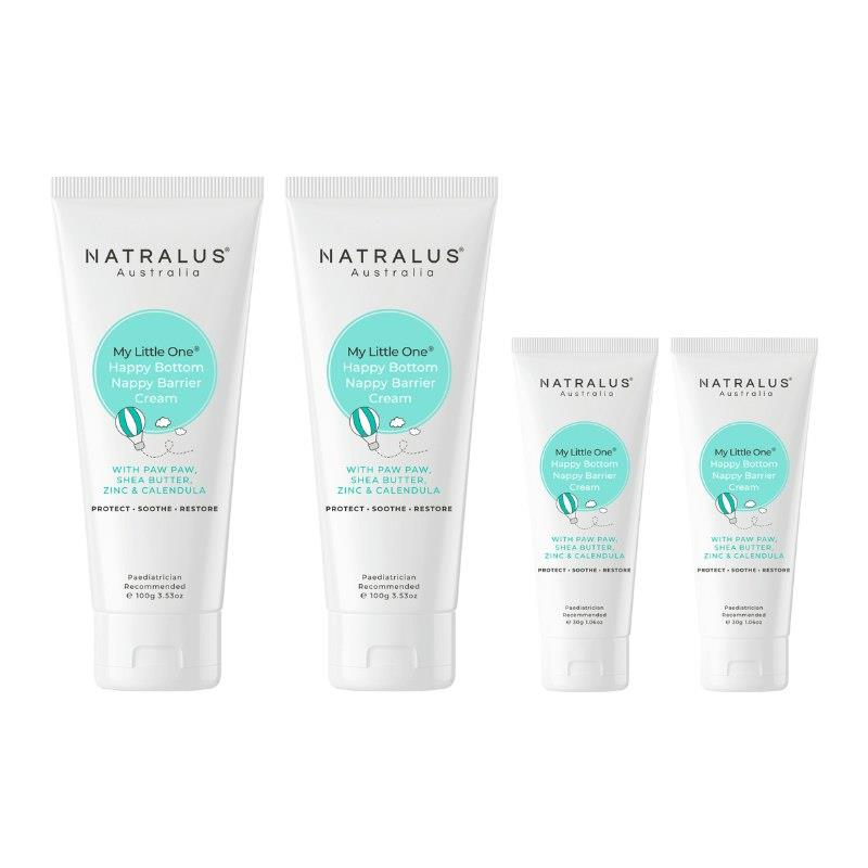 Load image into Gallery viewer, Natralus My Little One Happy Bottom Nappy Barrier Cream Bundle
