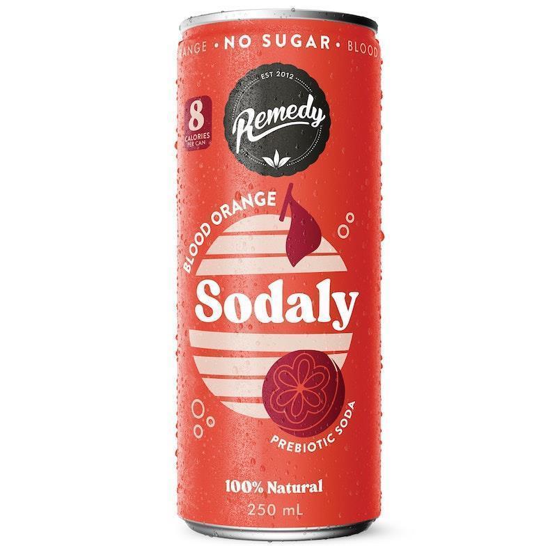 Load image into Gallery viewer, Remedy Sodaly Blood Orange - 250ml x 24 Pack
