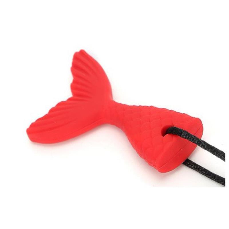 Load image into Gallery viewer, Sensory Safari Sensory Necklace Mermaid Red
