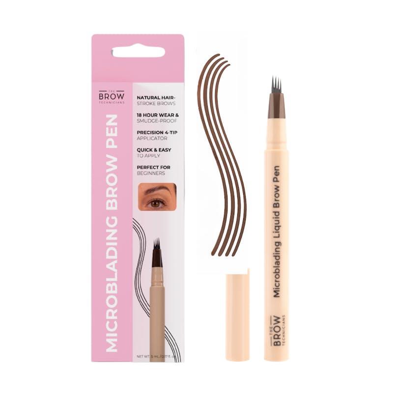 Load image into Gallery viewer, TBT Cosmetics 4-Tip Microblading Hair-Stroke Brow Pen Chocolate
