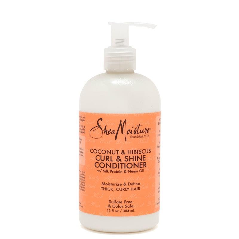 Load image into Gallery viewer, SheaMoisture Coconut &amp; Hibiscus Curl &amp; Shine Conditioner 384ml
