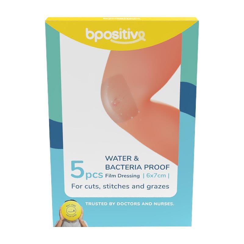 Load image into Gallery viewer, bpositive Water &amp; Bacteria-Proof Dressing 6x7cm 2Pack
