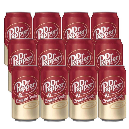 American Cans 355mL  Dr Pepper Cream Soda 12Pack