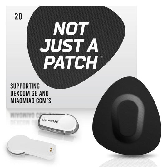 Not Just a Patch Dexcom G6 Patches - Black 20pk