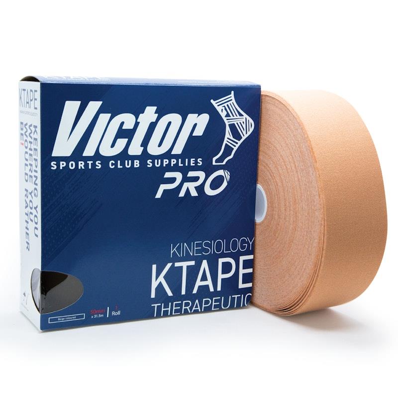 Load image into Gallery viewer, Victor Pro K-Tape 50mm x 31.5m Beige
