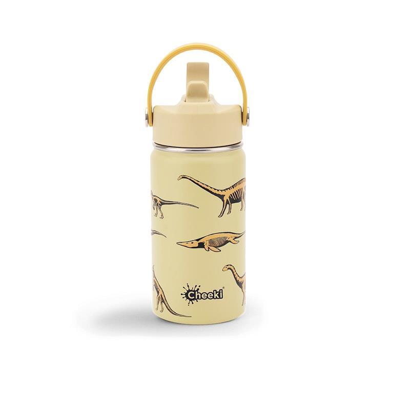 Load image into Gallery viewer, Cheeki 400ml Insulated Little Adventurer Bottle Dinosaur
