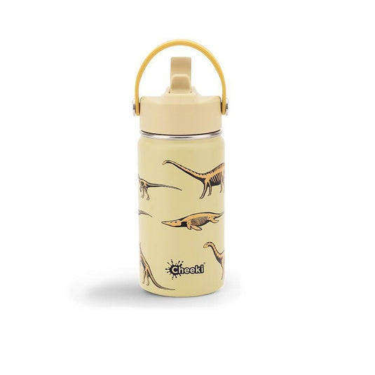 Cheeki 400ml Insulated Little Adventurer Bottle Dinosaur